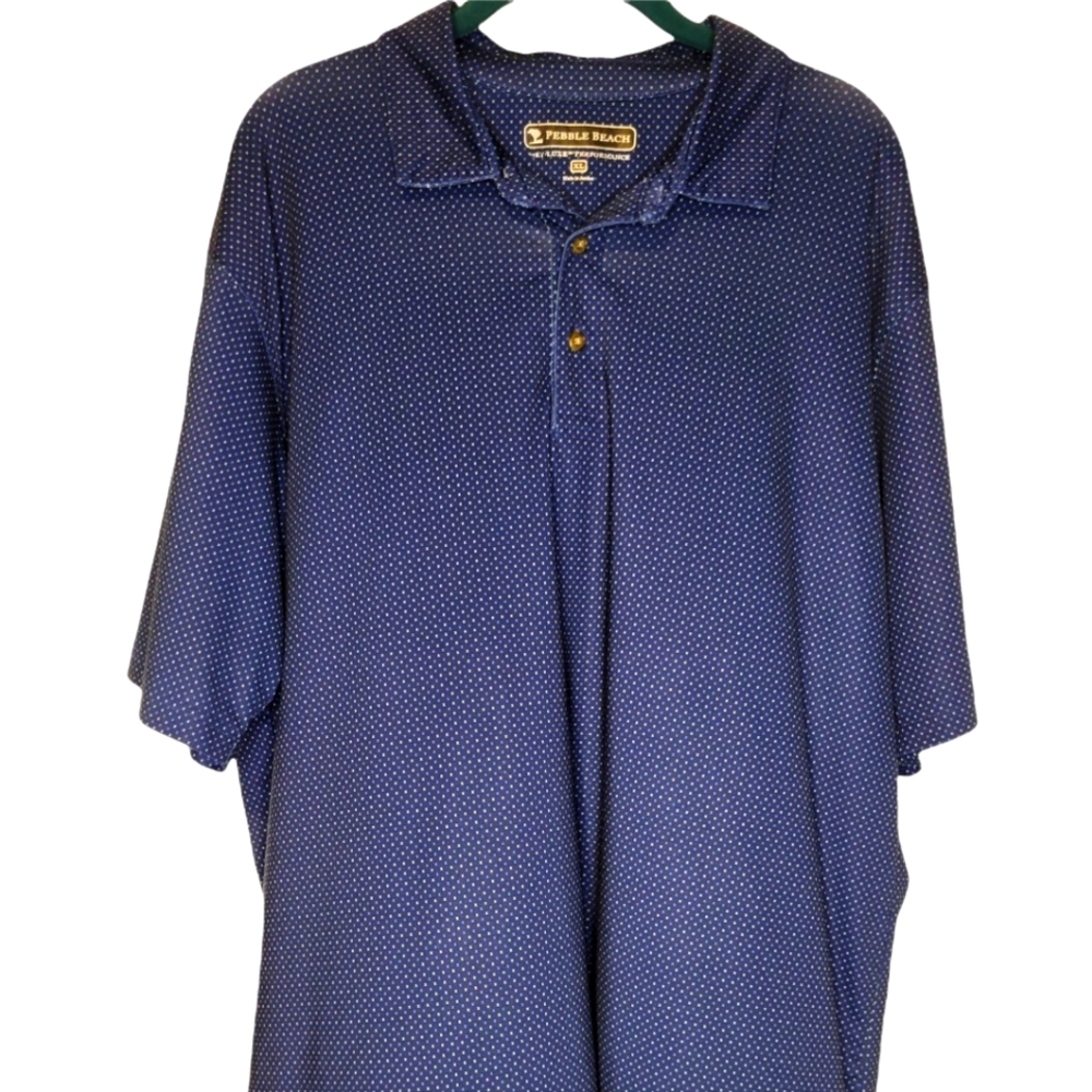 Pebble Beach Dry Luxe performance golf polo men's XL
